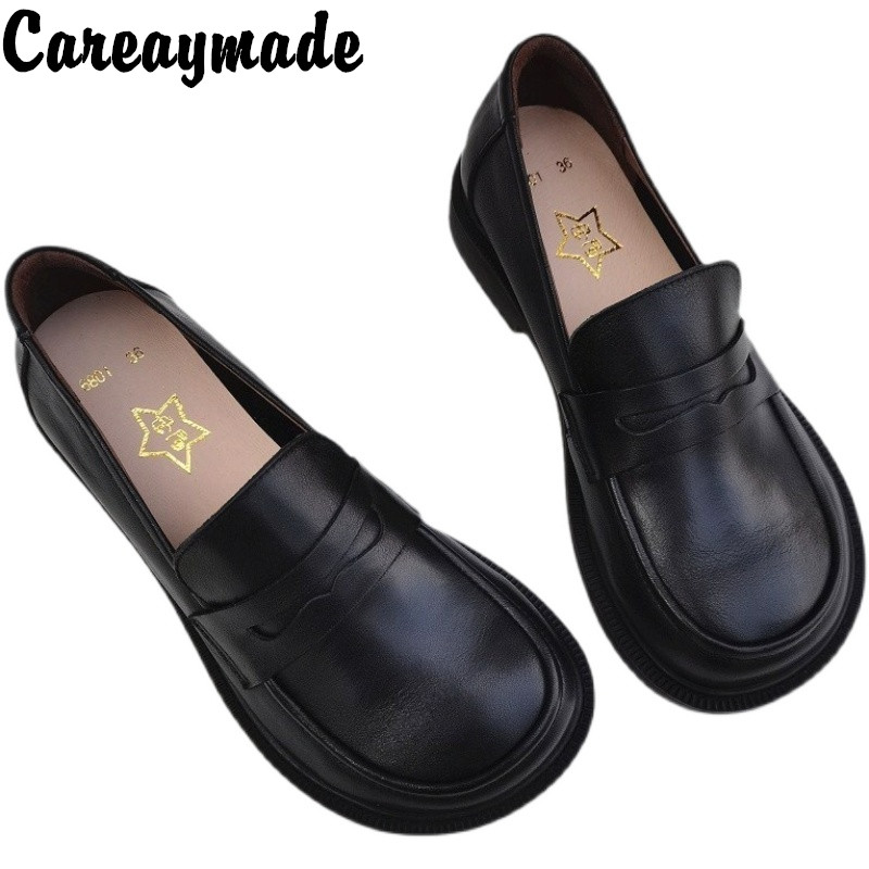 Women Shoes Size To Men - Careaymade-gündelik kadın ayakkabısı Oxford ayakkabı üzerinde
