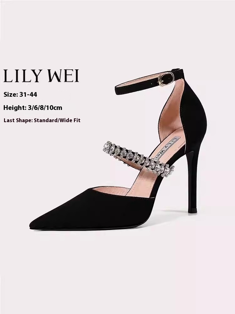Wide Fit Heels - Alçak topuklu ince yüksek topuklu düğün