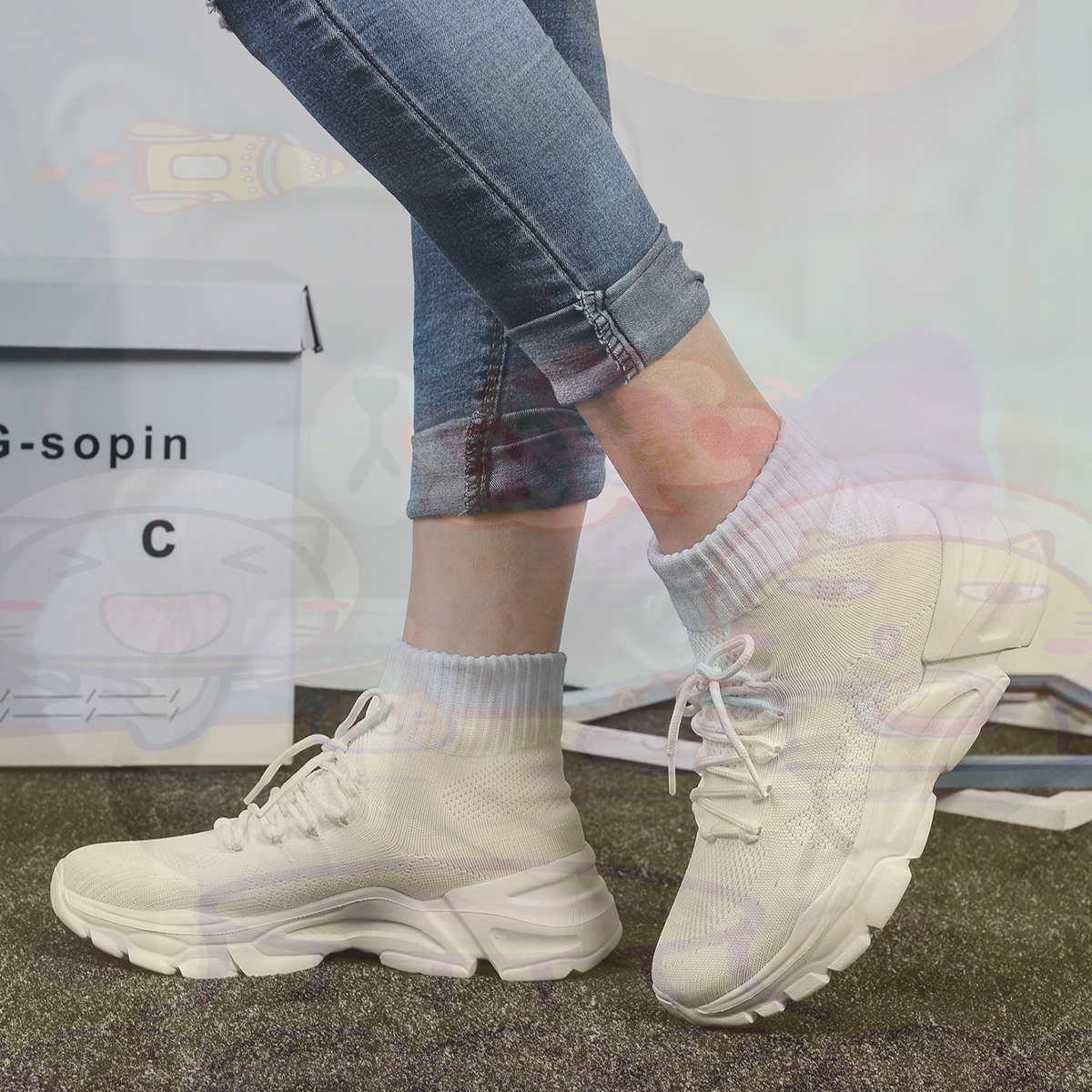 Women Shoes Made In Italy - Yüksekliği Artırır Sümer Basketbol Basketbol kadın