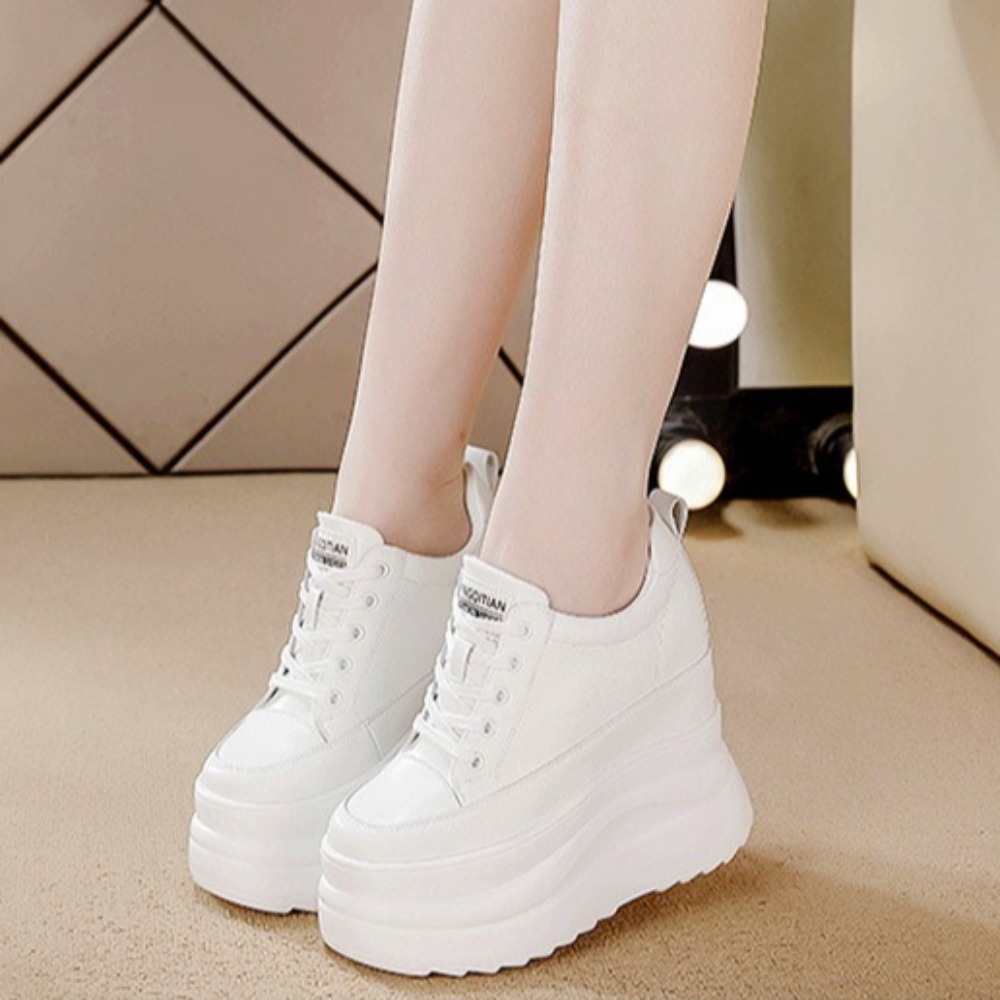 Wedge Heeled Sneaker - Günlük Ayakkabılar Kadın İlkbahar ve Sonbahar