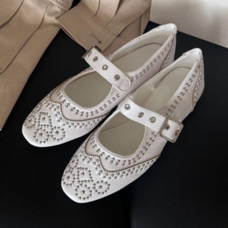 Retro Perçin Tokalı Tasarım Ba - Mary Jane Shoes incelemesi ve fiyatı