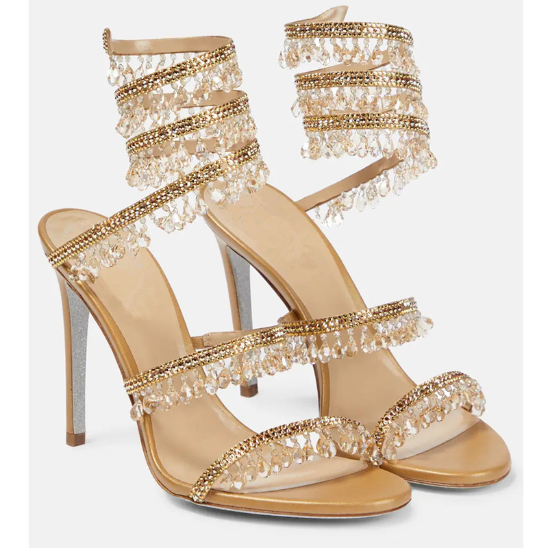 Seksi Yeşil Kristal Saçaklı St - Rhinestone Sandal Women incelemesi ve fiyatı