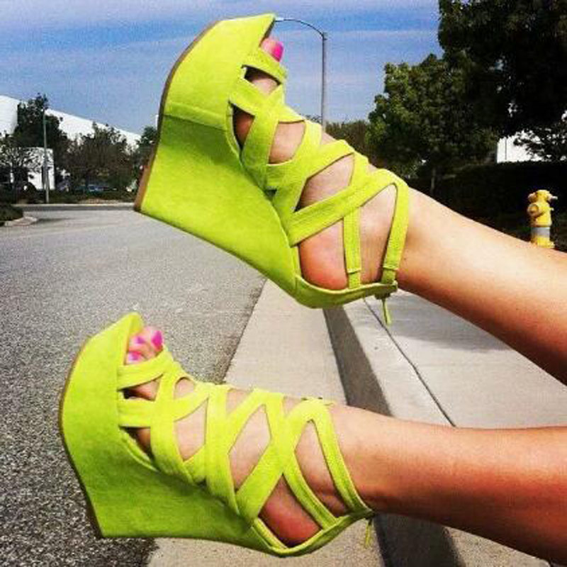 Parlak Sarı Süet Kesimli Oyuk  - Women'S Shoes Yellow incelemesi ve fiyatı