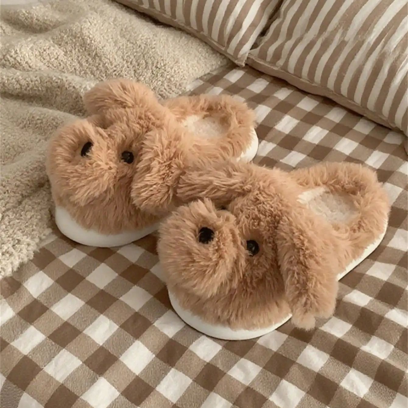 Kadın ev kürk terlik rahat sev - Women Shoes Winter incelemesi ve fiyatı