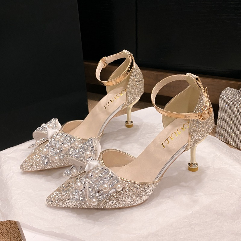 Zarif Kadınlar Yüksek Topuklu  - Rhinestone Sandal Women incelemesi ve fiyatı