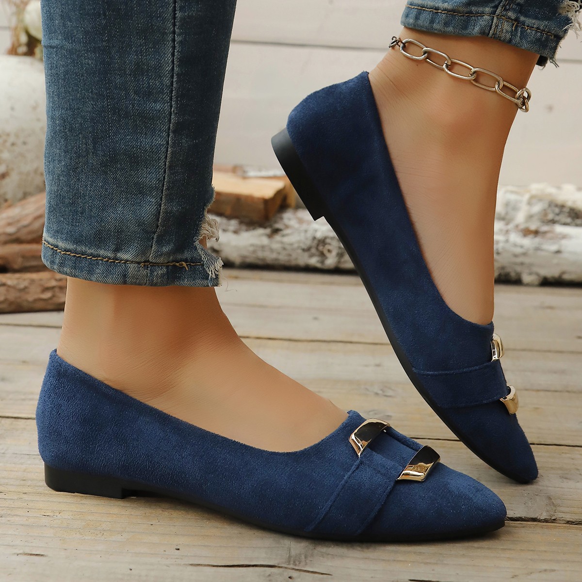 İlkbahar ve Sonbahar Zarif Siv - Women Shoes Casual incelemesi ve fiyatı