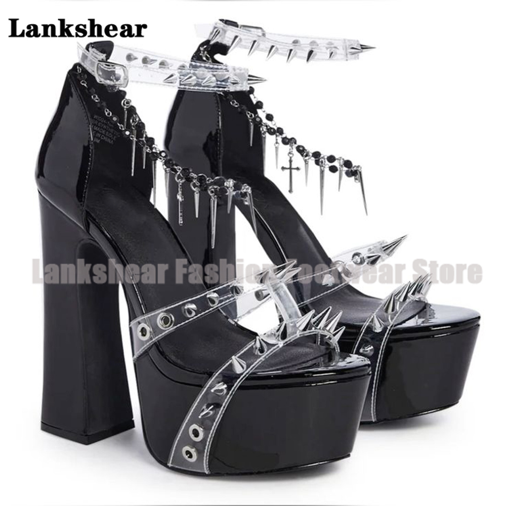 Platform Çivili Temizle Pvc Sa - Clear Strap Heel incelemesi ve fiyatı