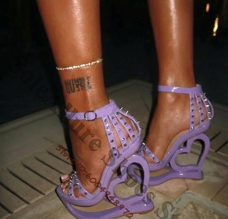 Sıcak Pembe Sivri Uçlu Çivili  - Peep Toe Heels incelemesi ve fiyatı