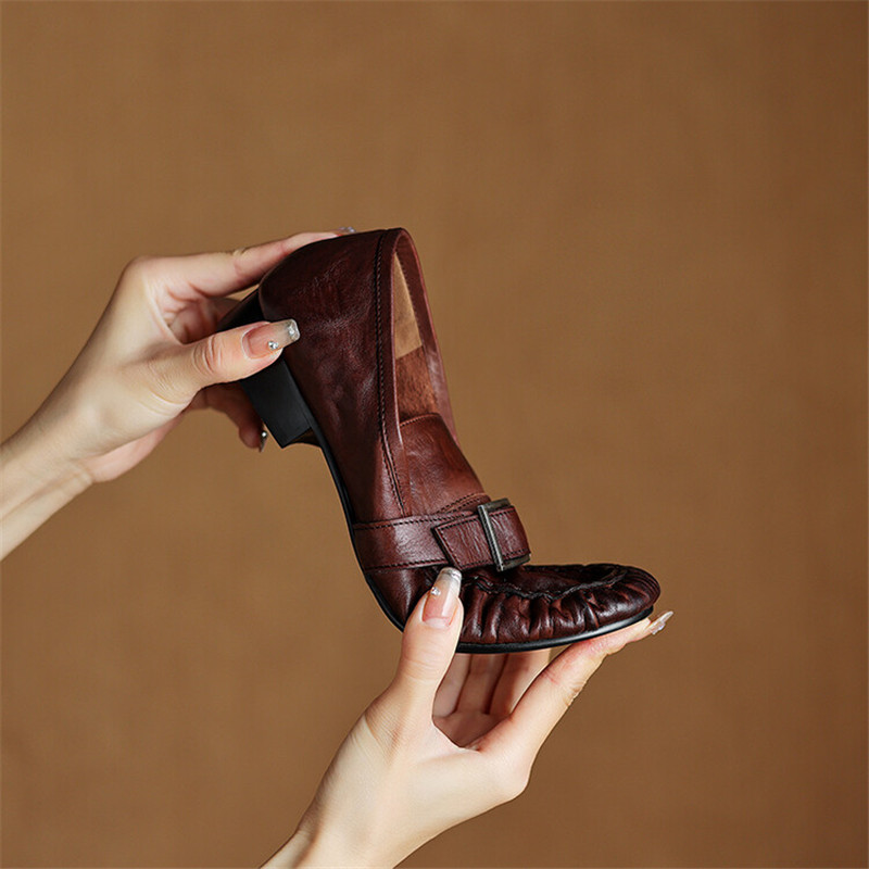 Yeni sonbahar hakiki deri kadı - Women Shoes Casual incelemesi ve fiyatı