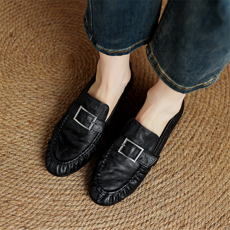 Yeni sonbahar hakiki deri kadı - Women Shoes Casual incelemesi ve fiyatı