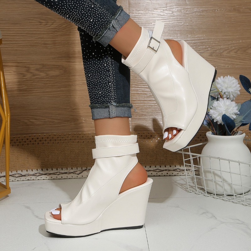 Kare Burunlu Açık Burunlu Plat - Wedge Heeled Sneaker incelemesi ve fiyatı