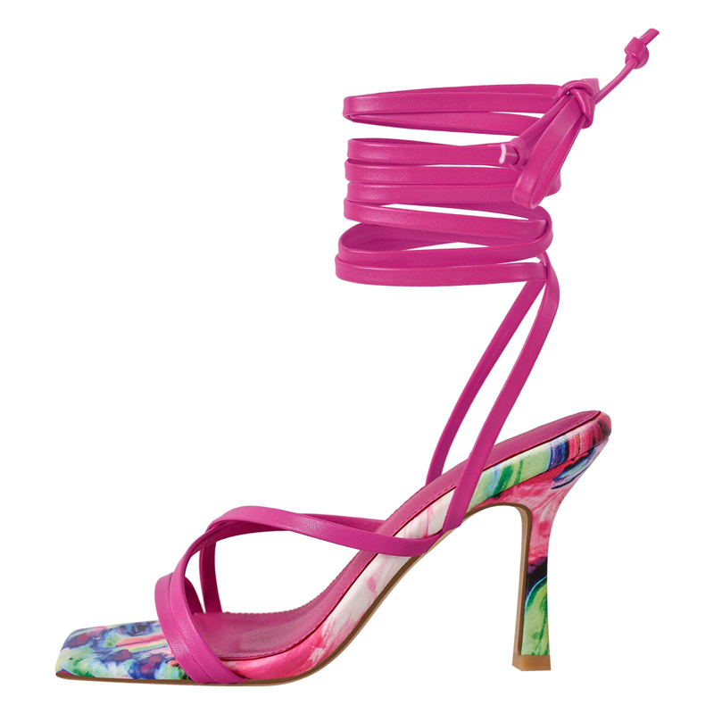 Seksi Dar Bantlı Yüksek Topukl - Women'S Shoes Yellow incelemesi ve fiyatı