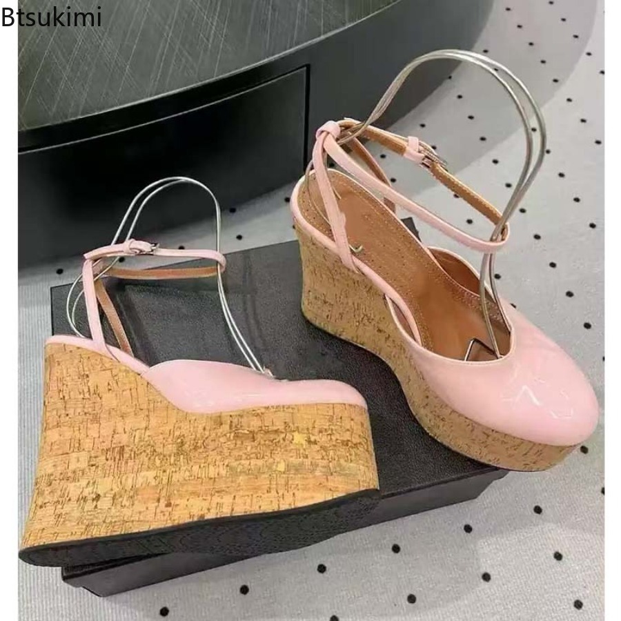 Kadın Rugan Kama Sandalet Ayak - Cork Wedge Sandal incelemesi ve fiyatı