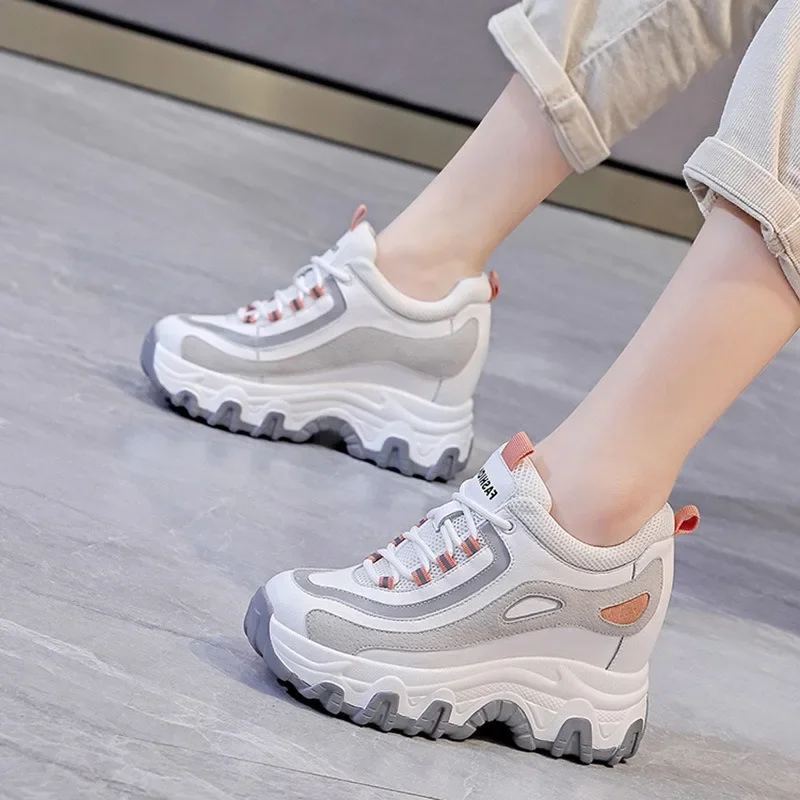 9 CM Hakiki Deri Platform Kama - Wedge Heeled Sneaker incelemesi ve fiyatı