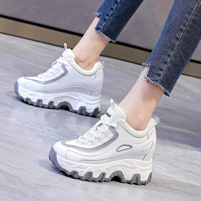 9 CM Hakiki Deri Platform Kama - Wedge Heeled Sneaker incelemesi ve fiyatı