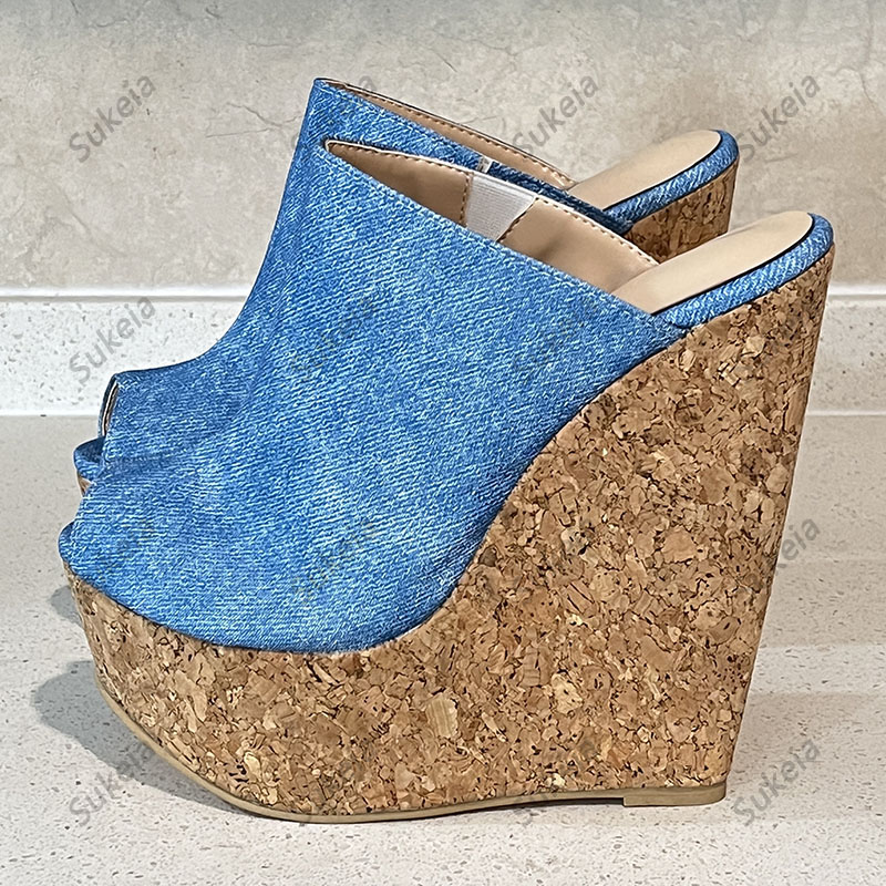 Sukeia El Yapımı Kadın Platfor - Cork Wedge Sandal incelemesi ve fiyatı