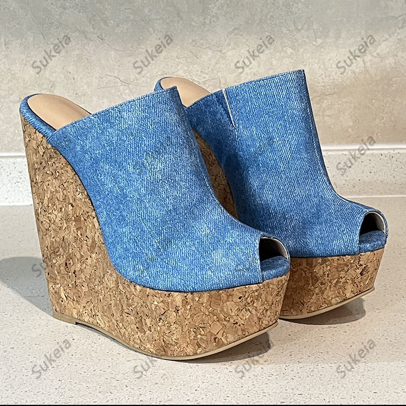 Sukeia El Yapımı Kadın Platfor - Cork Wedge Sandal incelemesi ve fiyatı