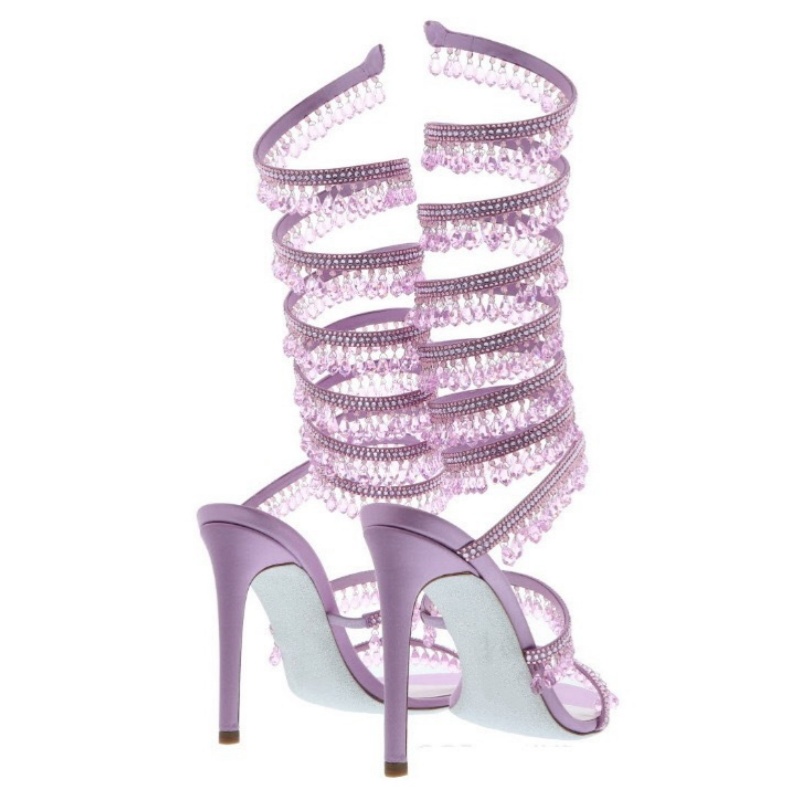 Ince yüksek topuklu sandalet y - Rhinestone Sandal Women incelemesi ve fiyatı