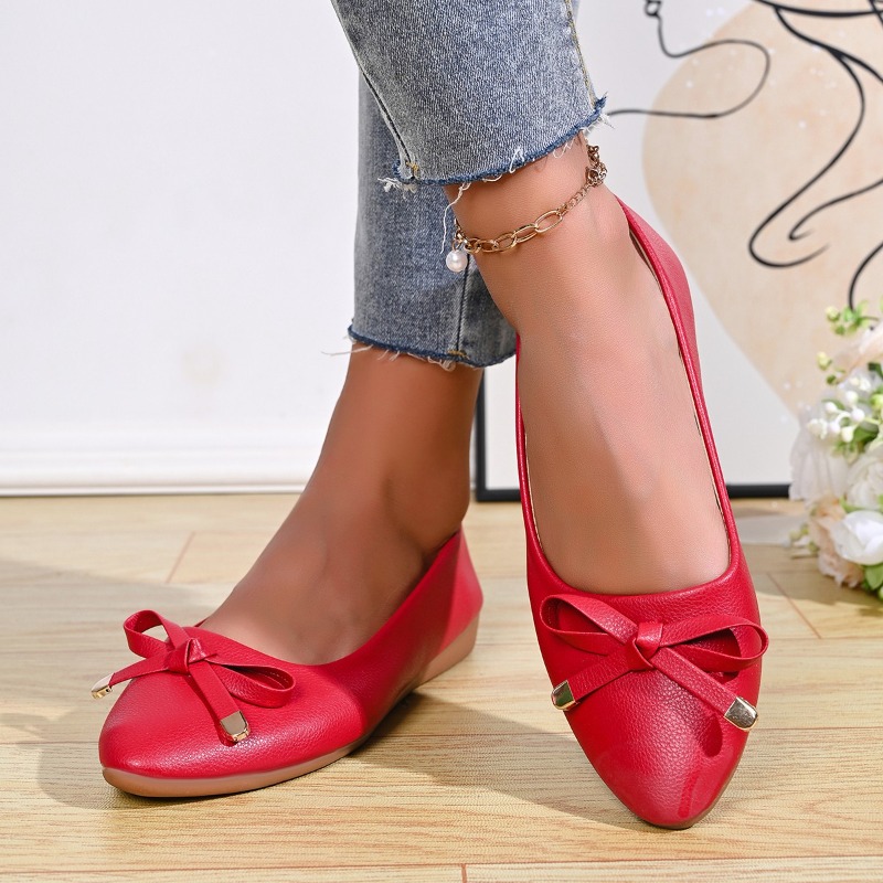 Fiyonklu Sığ Ağızlı Yumuşak Ta - Women Shoes Casual incelemesi ve fiyatı