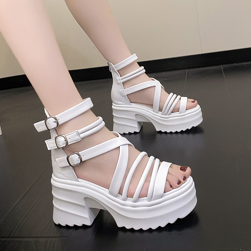 Sıcak yaz sandalet 9CM kama to - Wedge Heeled Sneaker incelemesi ve fiyatı
