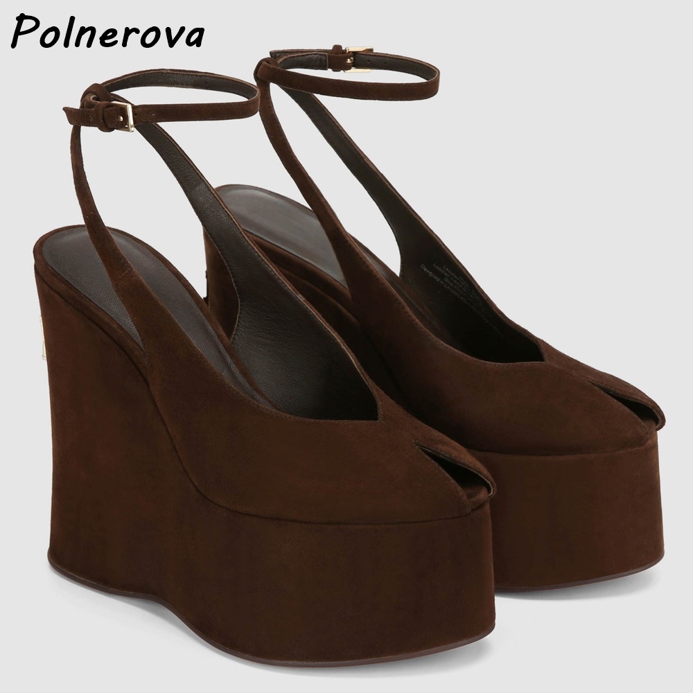 Patent Deri Kama Platform Sand - Cork Wedge Sandal incelemesi ve fiyatı